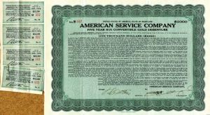 American Service Co. - $1,000
