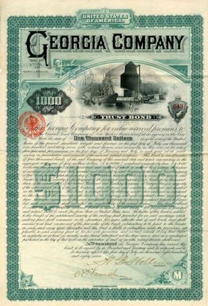 Georgia Co. - $1,000 Bond