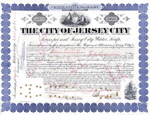 City of Jersey City - $1,000 Bond