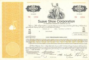 Suave Shoe Corp. - $1,000 Bond
