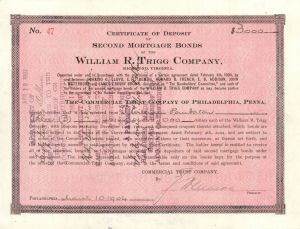 William R. Trigg Co. - $3,000 Bond