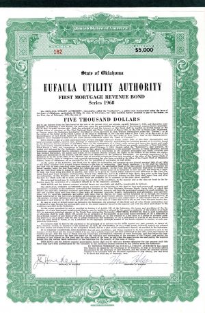Eufaula Utility Authority - $5,000 Bond