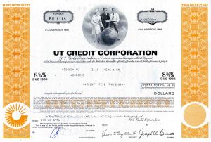 UT Credit Corporation - Bond - United Technologies Corporation