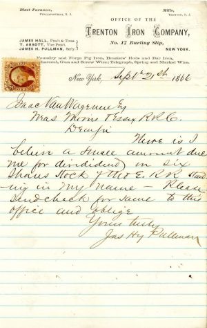 Trenton Iron Co. Letter
