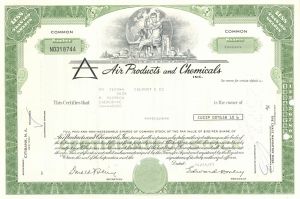 Air Products  and Chemicals, Inc. - Stock Certificate