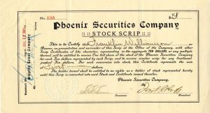 Phoenix Securities Co.