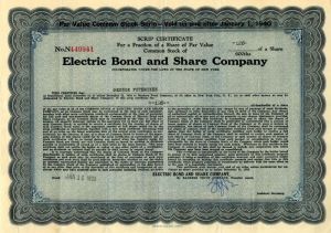 Electric Bond and Share Co.