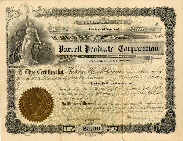 Purcell Products Corporation