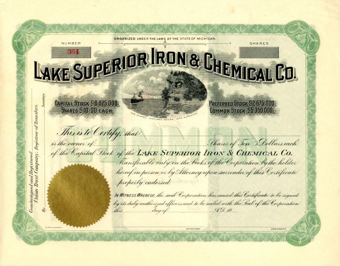Lake Superior Iron and Chemical Co.
