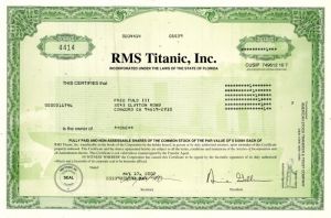 RMS Titanic, Inc.