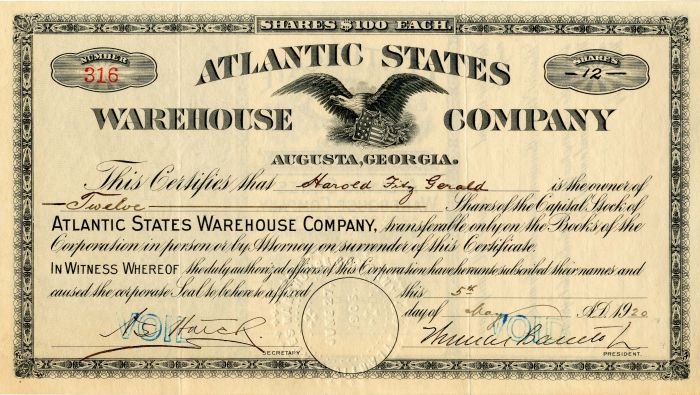 Atlantic States Warehouse Co.