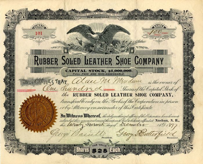 Rubber Soled Leather Shoe Co.
