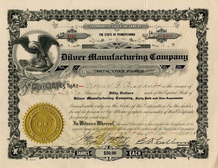 Dilver Manufacturing Co.