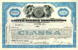 United Stores Corporation - Stock Certificate