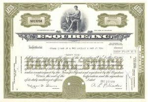 Esquire, Inc.- Stock Certificate