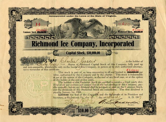 Richmond Ice Co., Incorporated