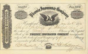 Phoenix Insurance Co. - Stock Certificate