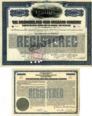 Baltimore and Ohio Railroad Company - $10,000