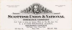 Scottish Union and National Insurance Co. -  Insurance