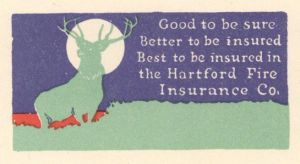 Hartford Fire Insurance Co. Stamp -  Insurance
