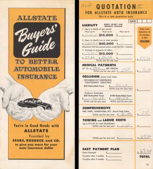 Buyers' Guide for Allstate Insurance Co. -  Insurance