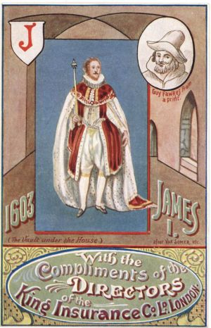 Post Card Ad for King Insurance Co. Ltd. dated 1603 -  Insurance