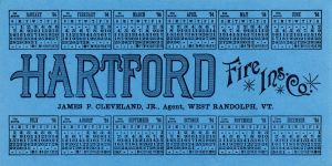 Advertisment Calendar for Hartford Fire Ins. Co. dated 1994 -  Insurance
