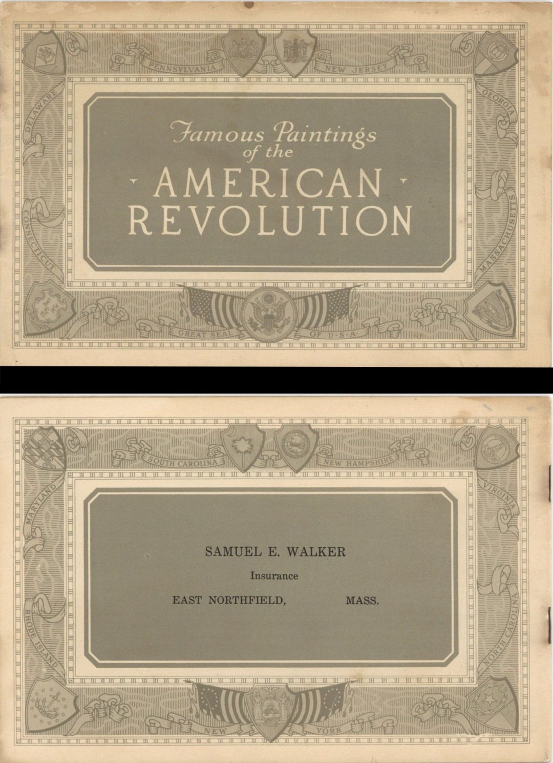 Samuel E. Walker  Insurance Brochure  -  Insurance