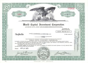 World Capital Investment Corp. - Stock Certificate