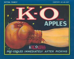 Fruit Crate Label - K-O Apples
