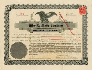 Mine La Motte Co. - $22.50 Bond