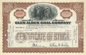 Glen Alden Coal Co. - Stock Certificate