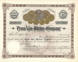 Penn-Yan-Mining-Co. -  Unissued Stock Certificate