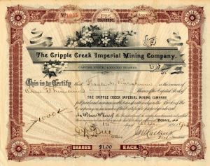 Cripple Creek Imperial Mining Co.