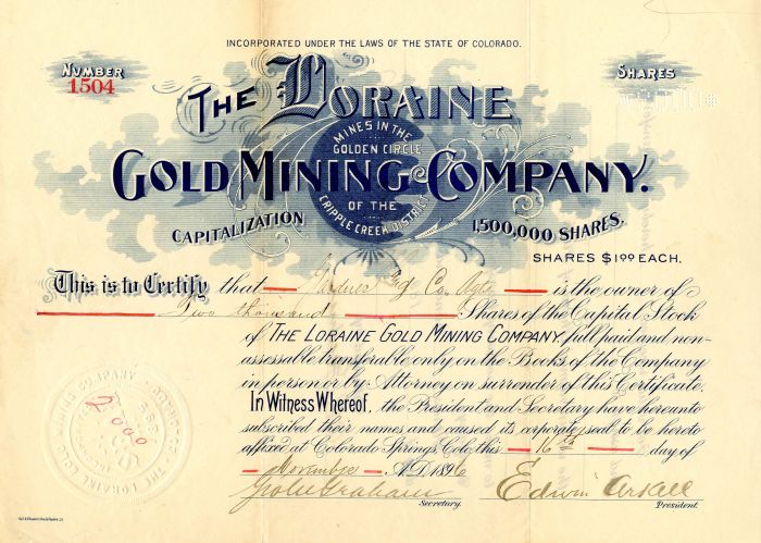 Loraine Gold Mining Co.