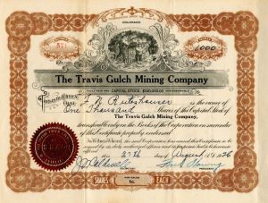 Travis Gulch Mining Co.