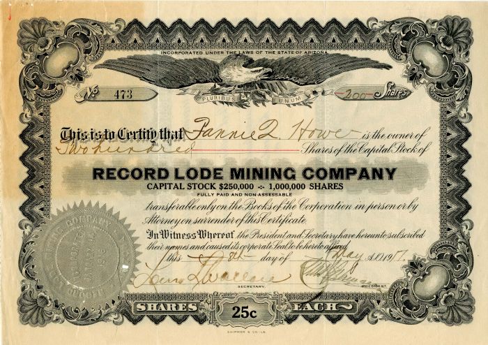 Record Lode Mining Co.