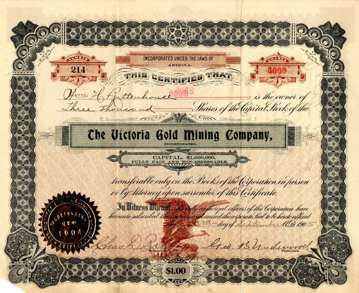 Victoria Gold Mining Co.