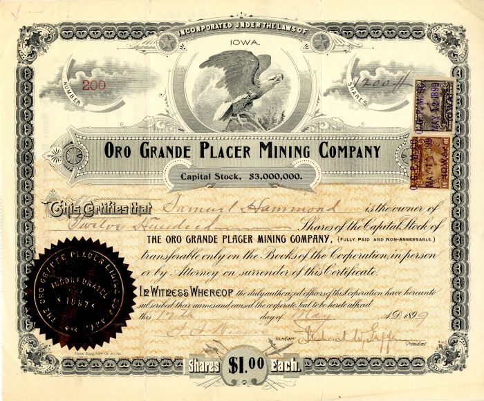 Oro Grande Placer Mining Co.
