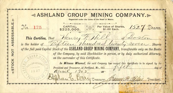 Ashland Group Mining Co.