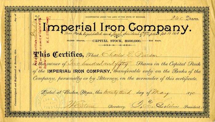 Imperial Iron Co.
