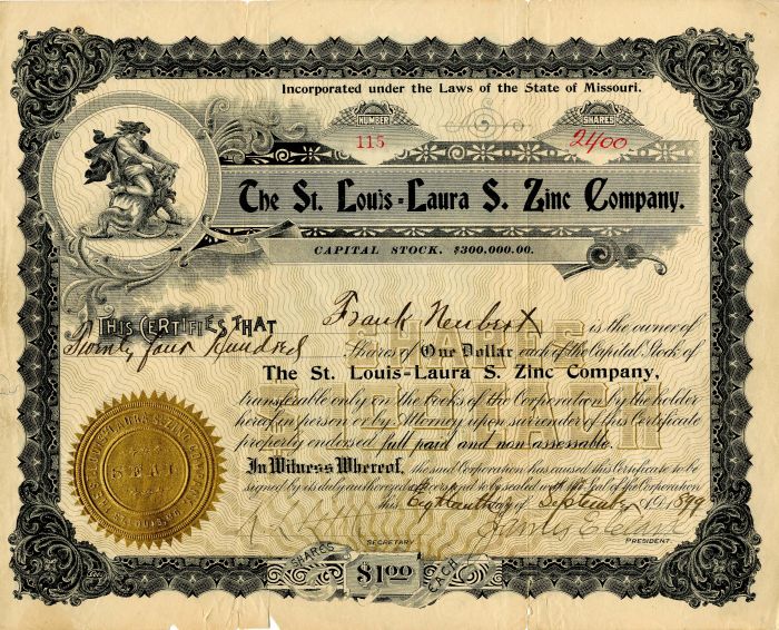 St. Louis - Laura S. Zinc Co.