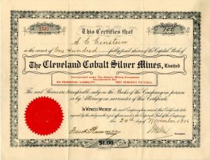 Cleveland Cobalt Silver Mines, Limited