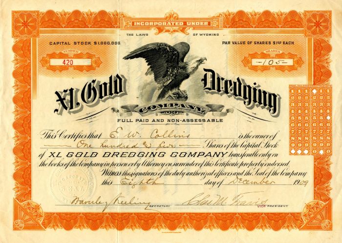 XL Gold Dredging Co.