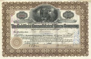 Goldfield Consolidated Mines Co. - Stock Certificate