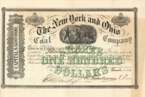 New York and Ohio Coal Co. - Stock Certificate