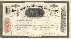 United States Mining Co. - Stock Certificate