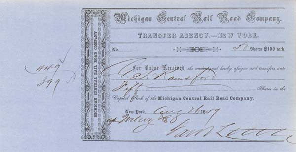 Jacob Little - Michigan Central Railroad