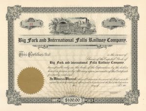 Big Fork and International Falls Railway - Northern Pacific Archive