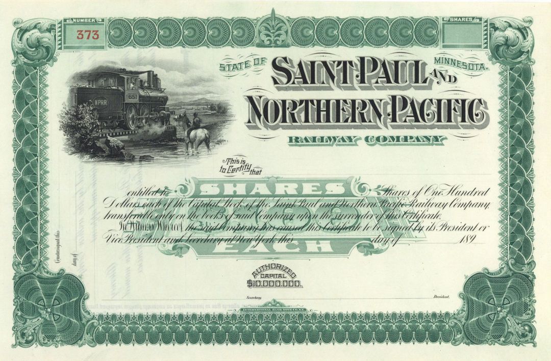 Saint Paul and Northern Pacific Railway Co. - Northern Pacific Archive